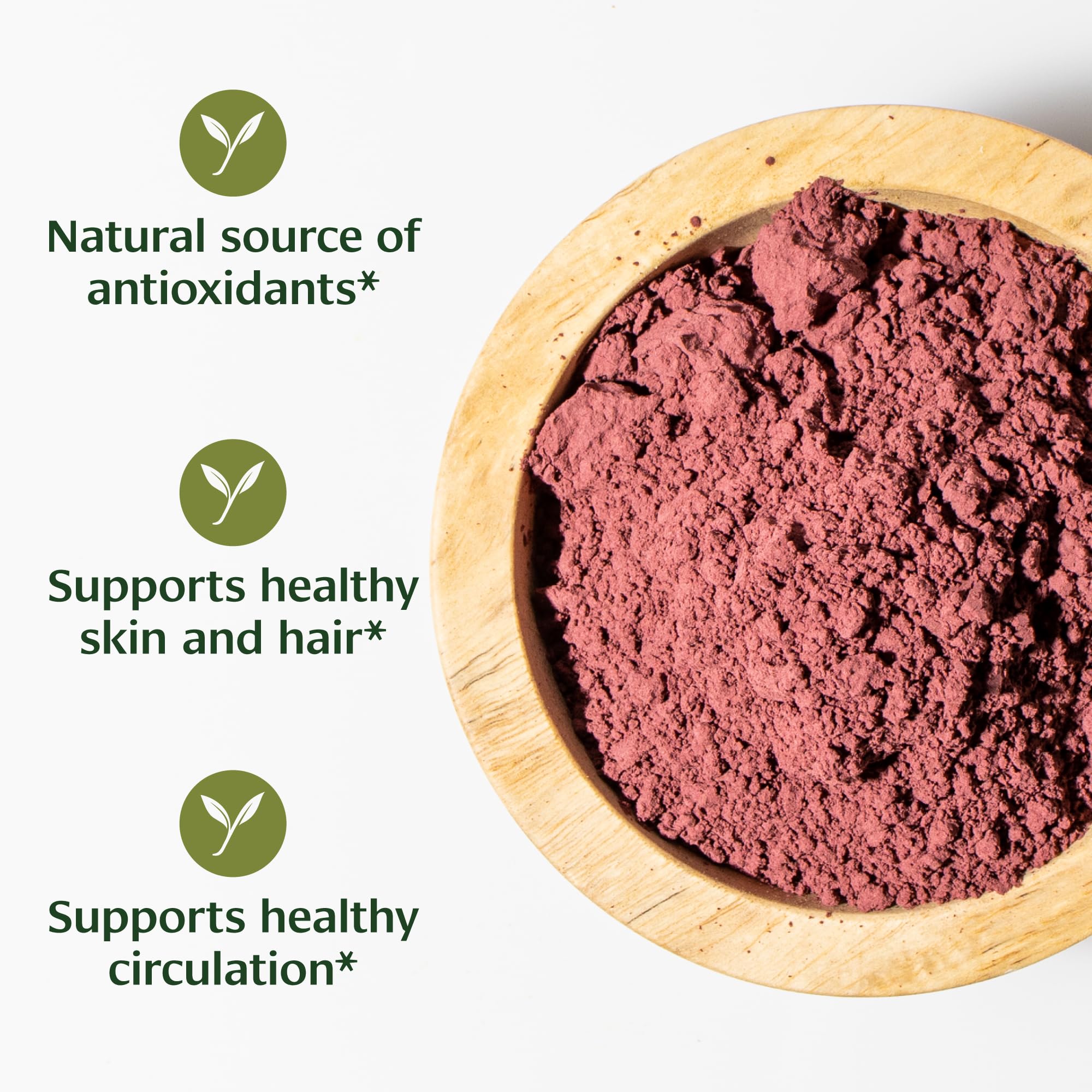 Banyan Botanicals Hibiscus Powder tea brew for a refreshing, cooling beverage.