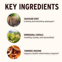 Banyan Botanicals Maha Ganesh Oil+ highlights organic Ashwagandha roots for soothing muscles.