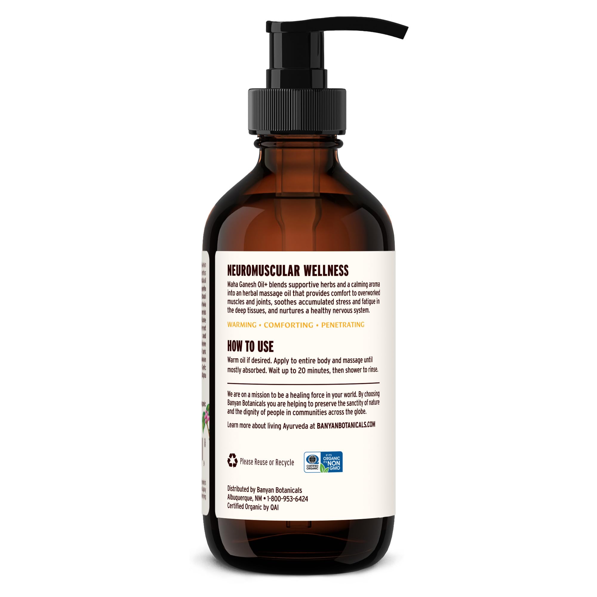 Banyan Botanicals Maha Ganesh Oil+ Banyan guarantee returns supports satisfaction.