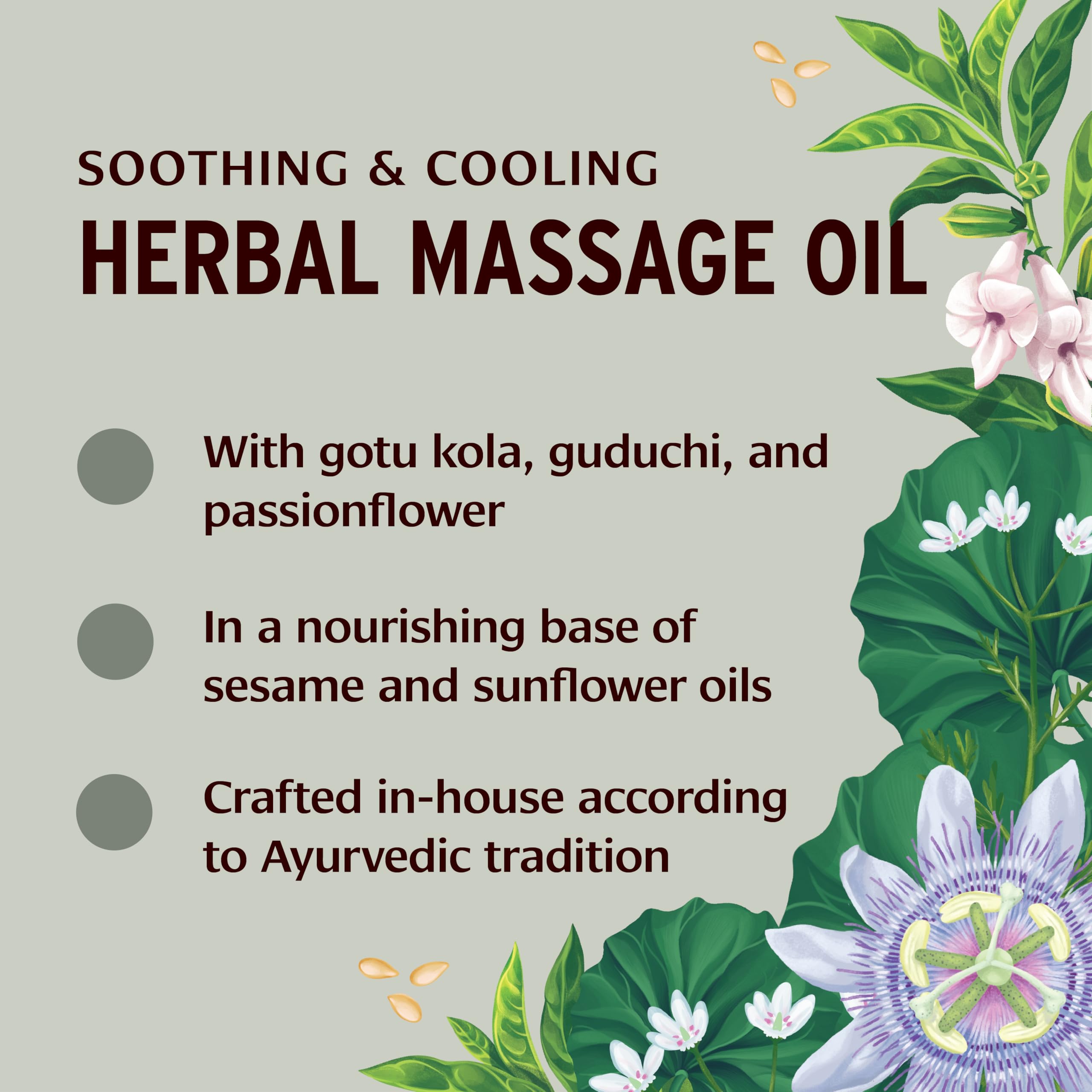 Banyan Botanicals Pitta Massage Oil pour suggests easy, uniform coverage.