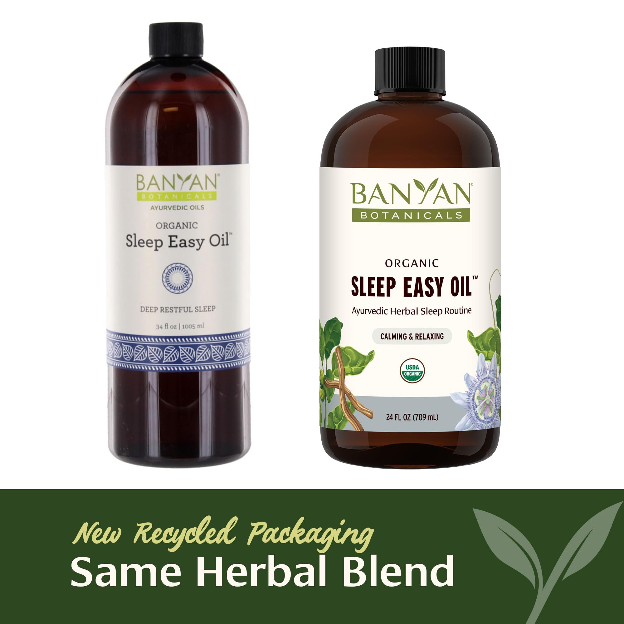 Hands applying Sleep Easy Oil to the shoulder for a comforting self-massage