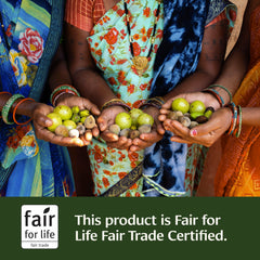 Banyan Botanicals Triphala tablets organic certification badge visible.