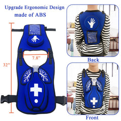 BAOZENP Heimlik trainer vest back view with compact design