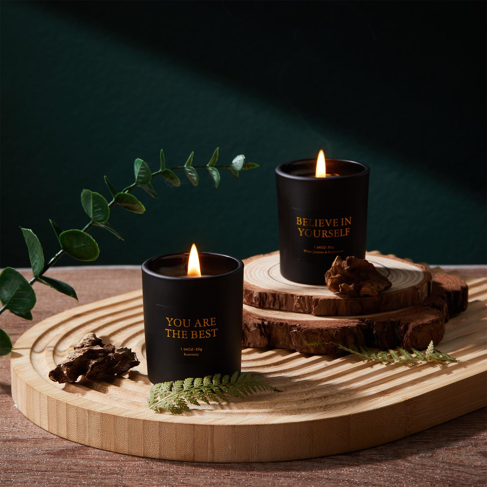 Baquler candle gift box included for easy gifting on birthdays or holidays.