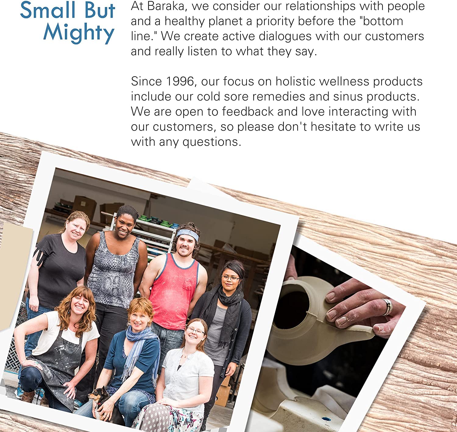 Baraka sinus care use case for routine at home.