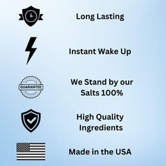 Bardown Smelling Salts Power Salts sealed freshness highlights long lasting potency.
