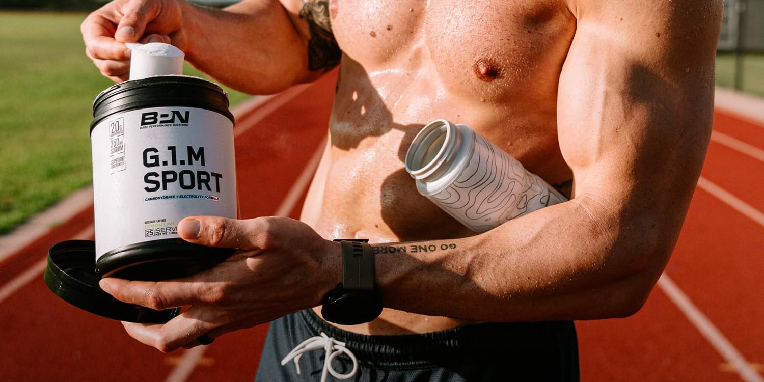 BPN G.1.M Fruit Punch label shows nutrition facts and electrolytes profile