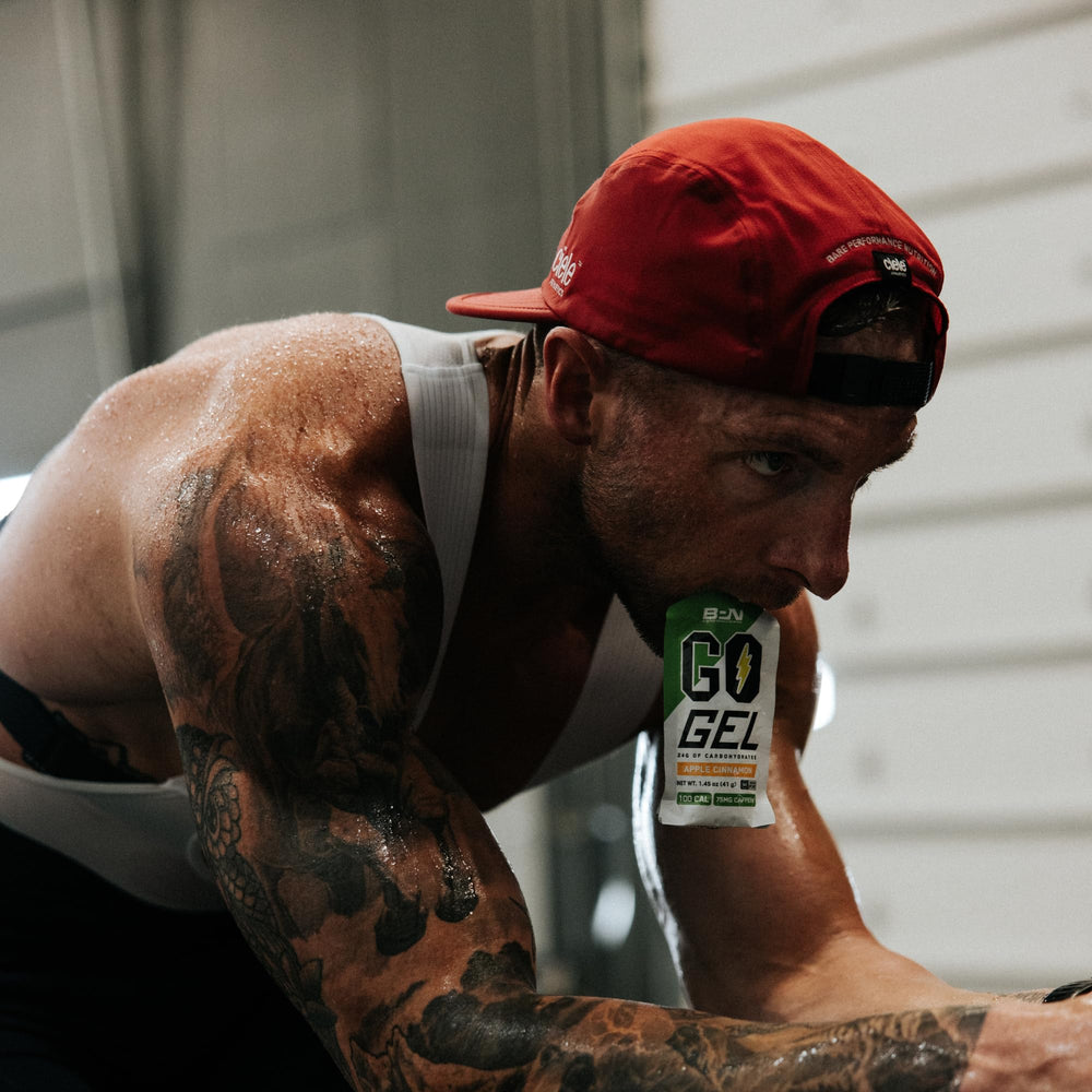 Running with gel in hand, Endurance Apple Cinnamon provides steady energy
