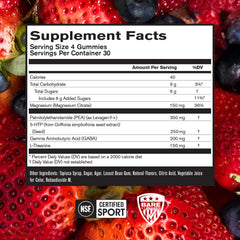 BARE PERFORMANCE NUTRITION BPN Peak Sleep Gummy stacks illustrate easy nightly self-care.