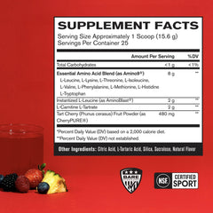 Pouring BPN Recover powder to mix after a hard training session