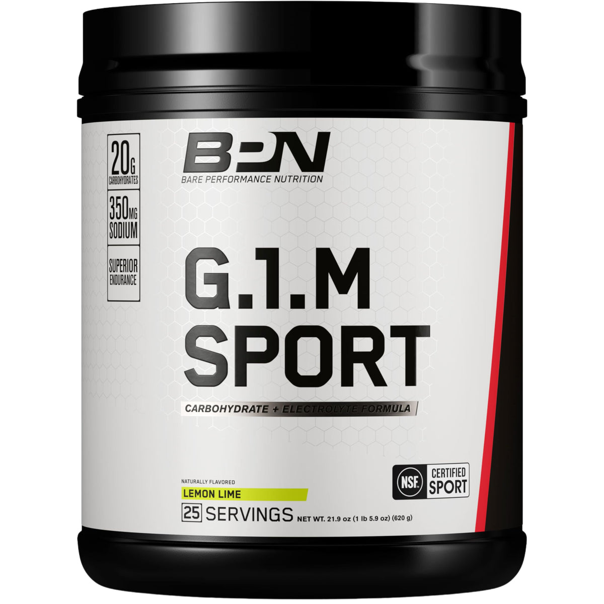 BARE PERFORMANCE NUTRITION G.1.M bottle with Lemon Lime for endurance fueling
