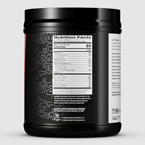 BARE PERFORMANCE NUTRITION G1.M endurance training session setup with product ready to fuel.