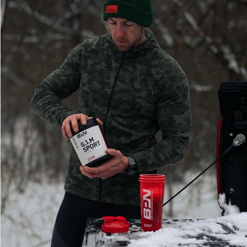 G1.M endurance formula supports hydration during workouts.