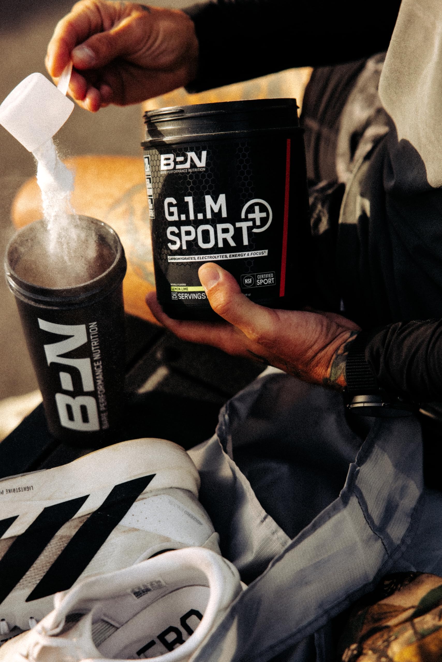 Refreshing Lemon Lime flavor on Bare Performance packaging for daily workouts
