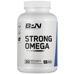 BARE PERFORMANCE NUTRITION Omega Fuerte gel suave – botella para salud cardiovascular.