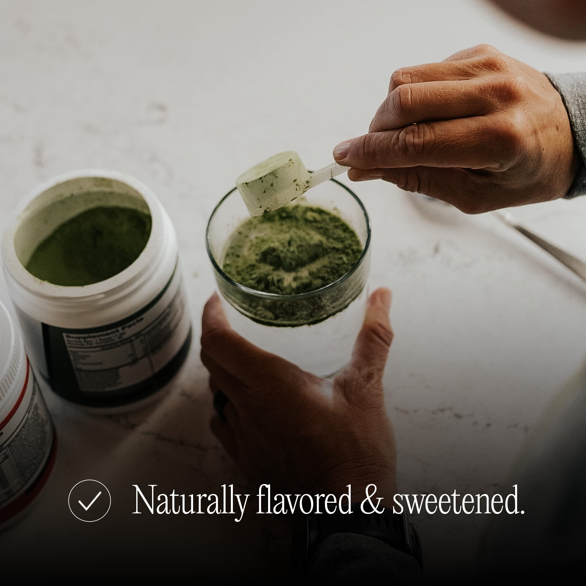 Ingredients close-up highlighting Wheat Grass, Beet Juice, Coconut Water, and Turmeric