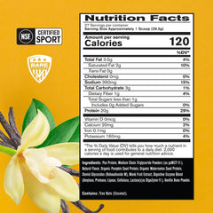 Bare Performance Vegan Protein scoop in water demonstrates quick mixing and smooth texture
