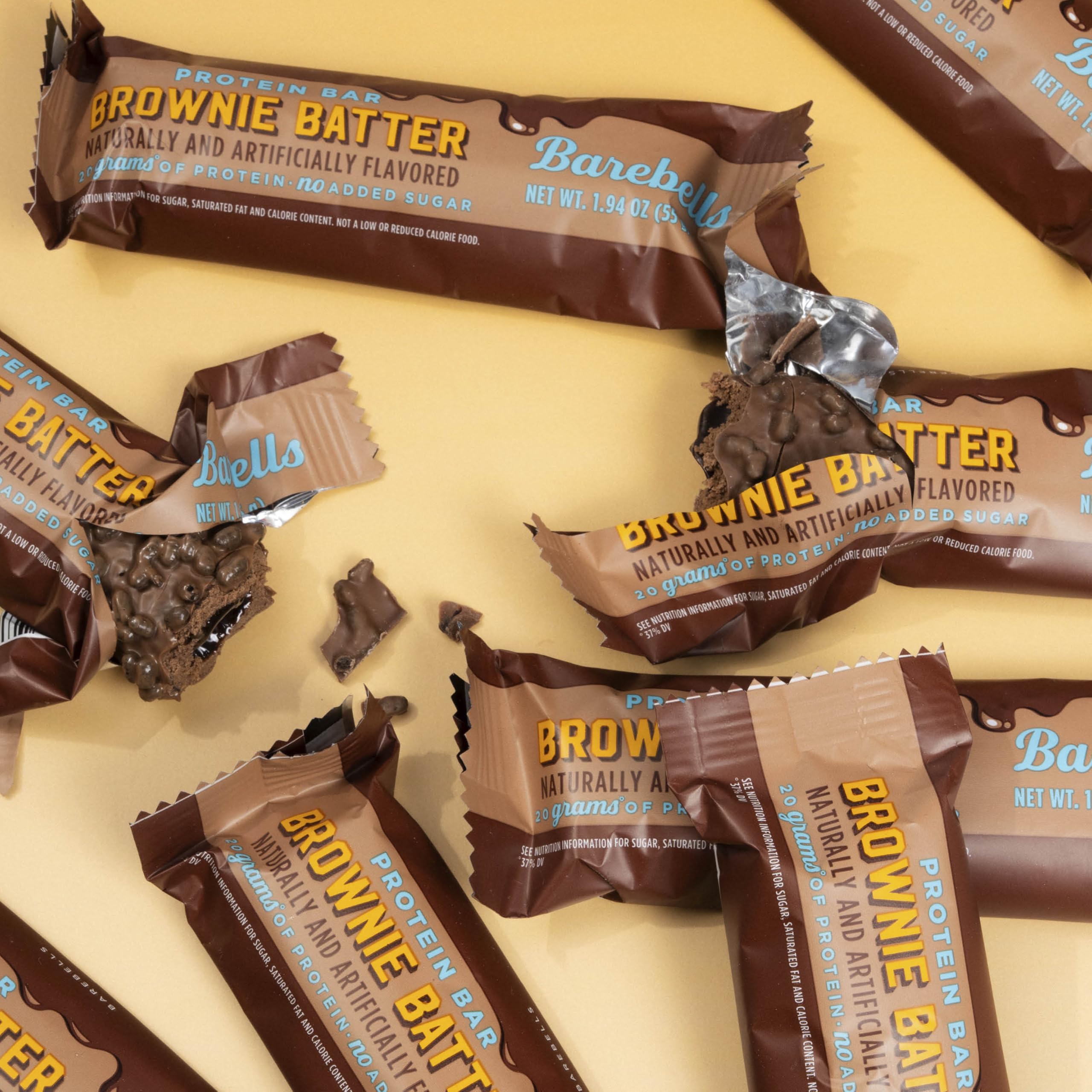 Barebells protein bar on-the-go setup ideal for quick protein boost.
