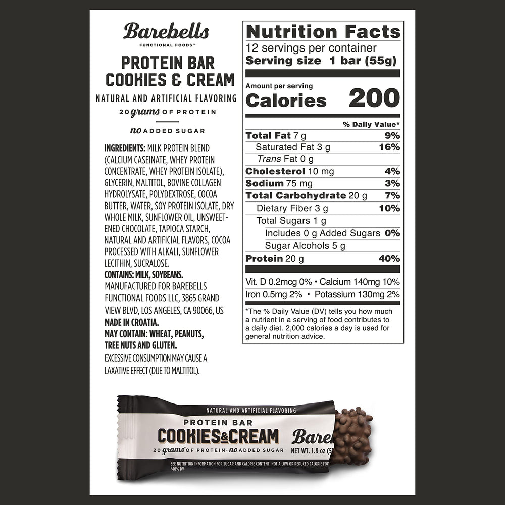 Barebells Caramel Cashew bar close-up showcasing creamy texture and crunch