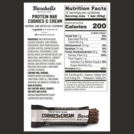 Barebells Caramel Cashew bar close-up showcasing creamy texture and crunch