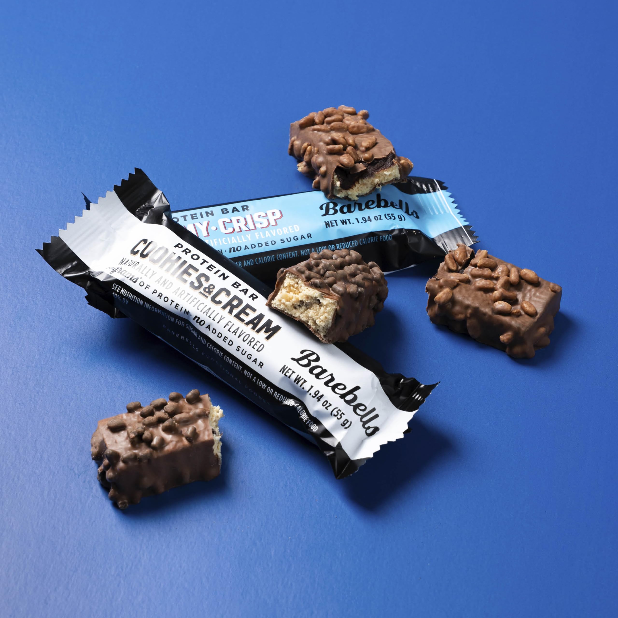 Barebells combo pack box shows two flavors for versatile snacking.