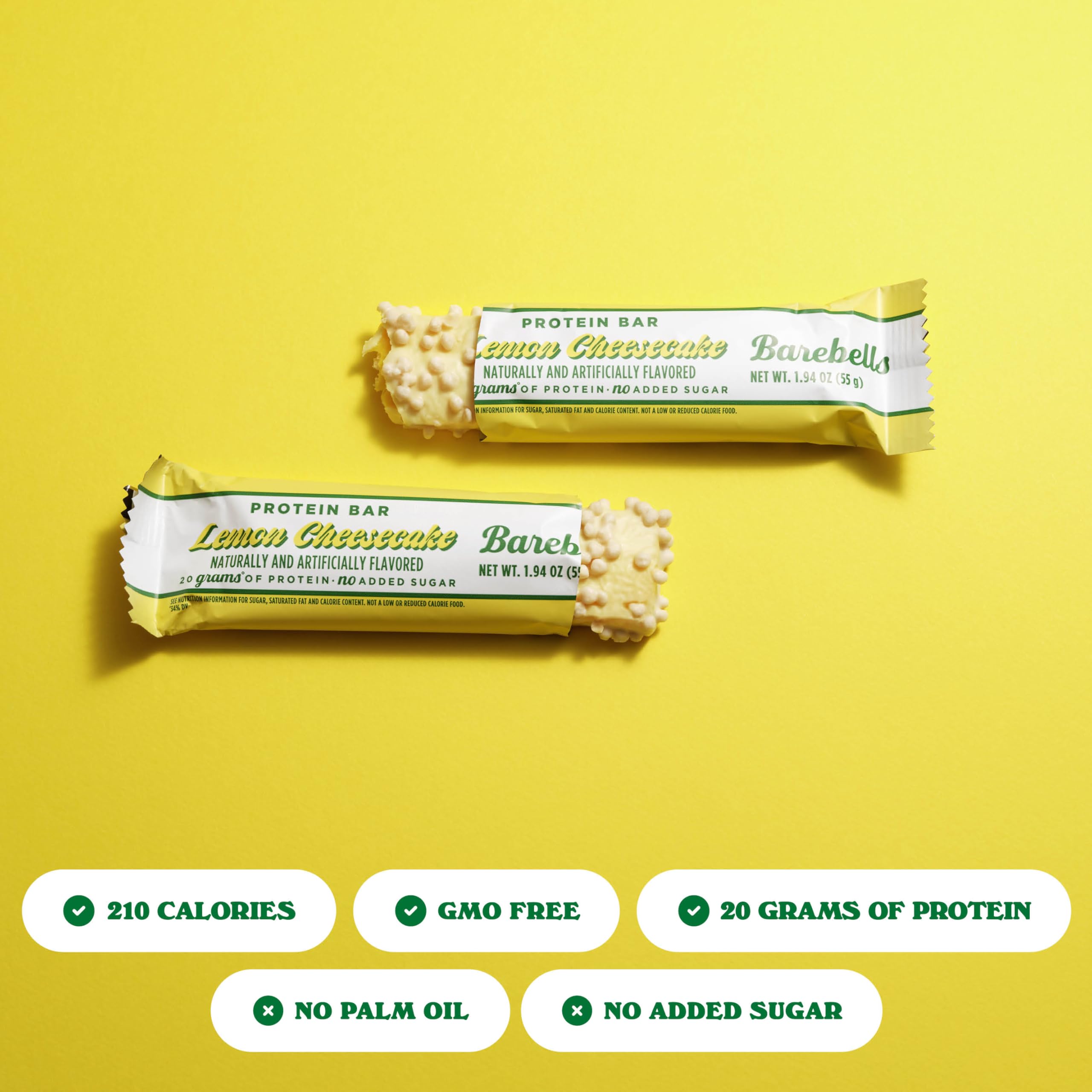 Barebells Lemon Cheesecake bar 12-pack, convenient post-workout option.
