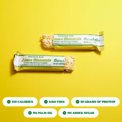 Barebells Lemon Cheesecake bar 12-pack, convenient post-workout option.