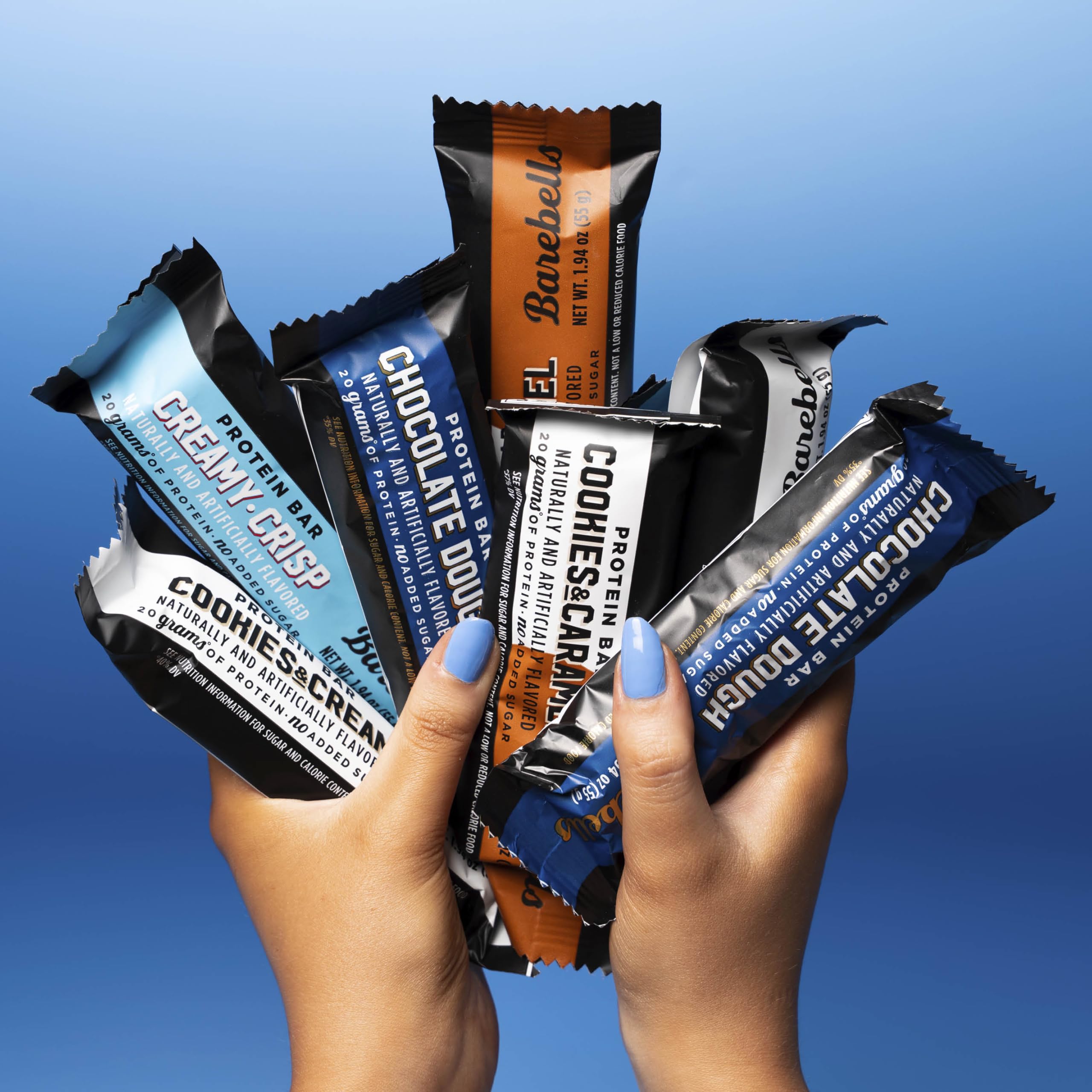 Barebells nut-free snack collection, suitable for nut-free diets.