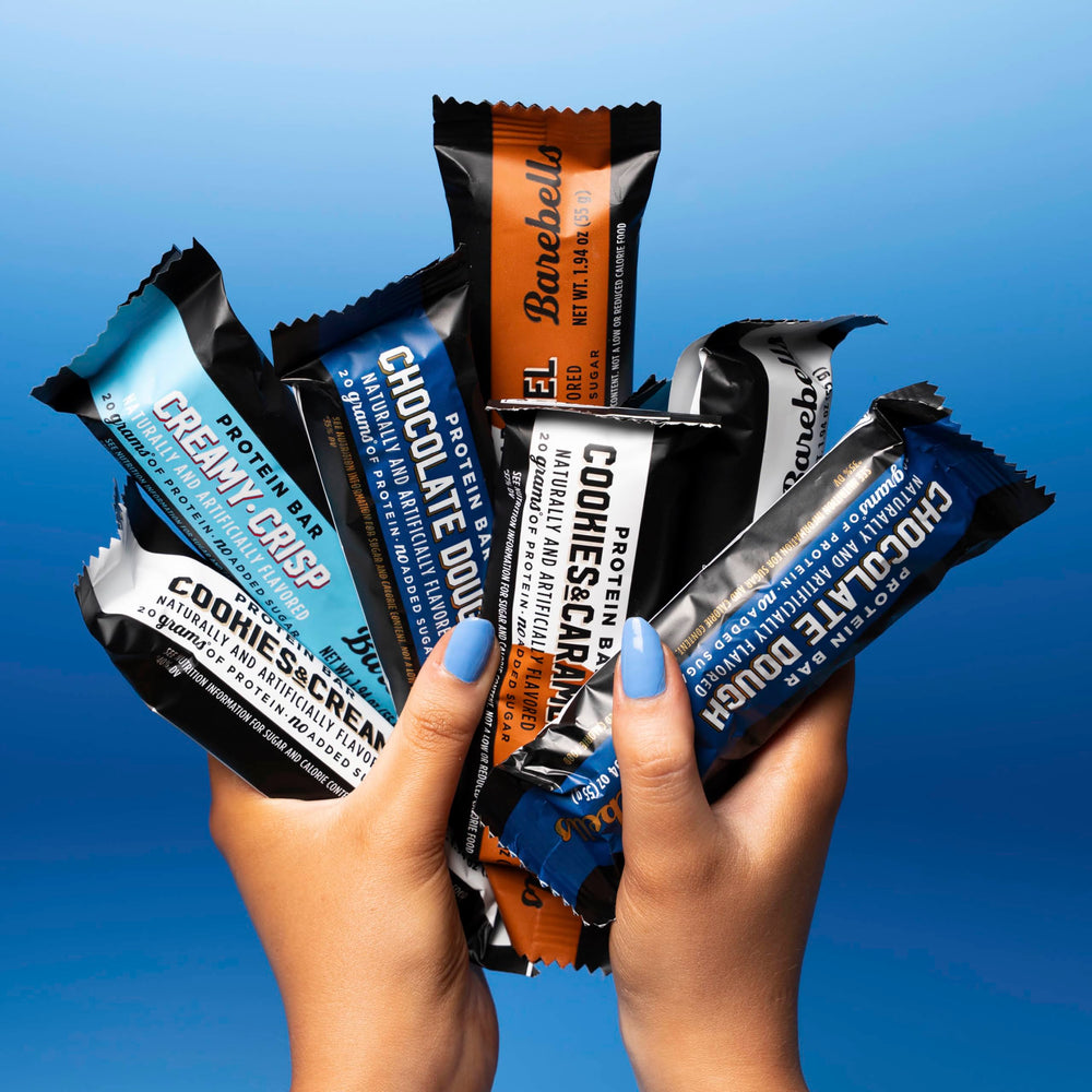 Barebells nut-free snack collection, suitable for nut-free diets.