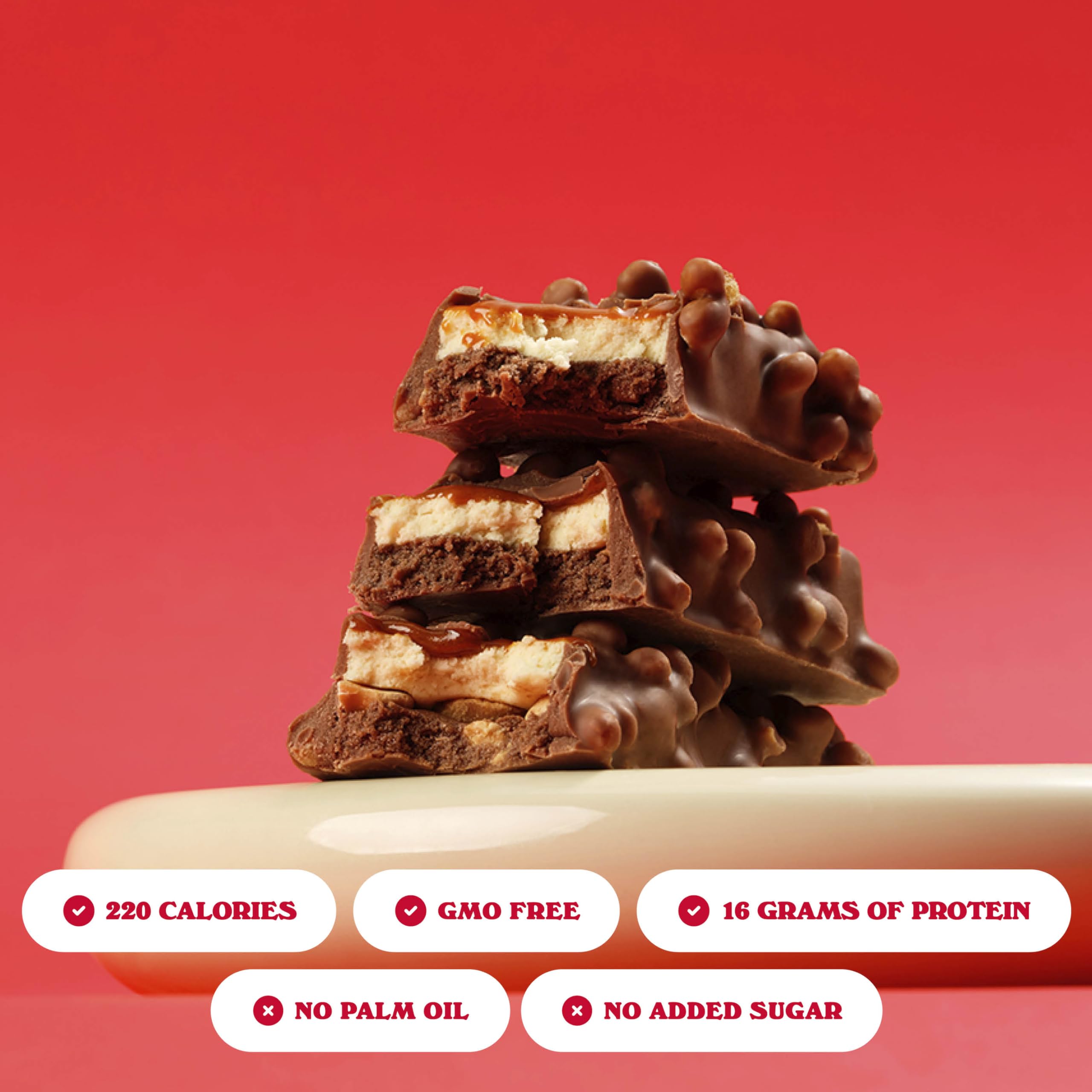 Barebells Soft Protein Bar Marshmallow Peanut Road milk chocolate coating finish