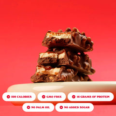Barebells Soft Protein Bar Marshmallow Peanut Road milk chocolate coating finish