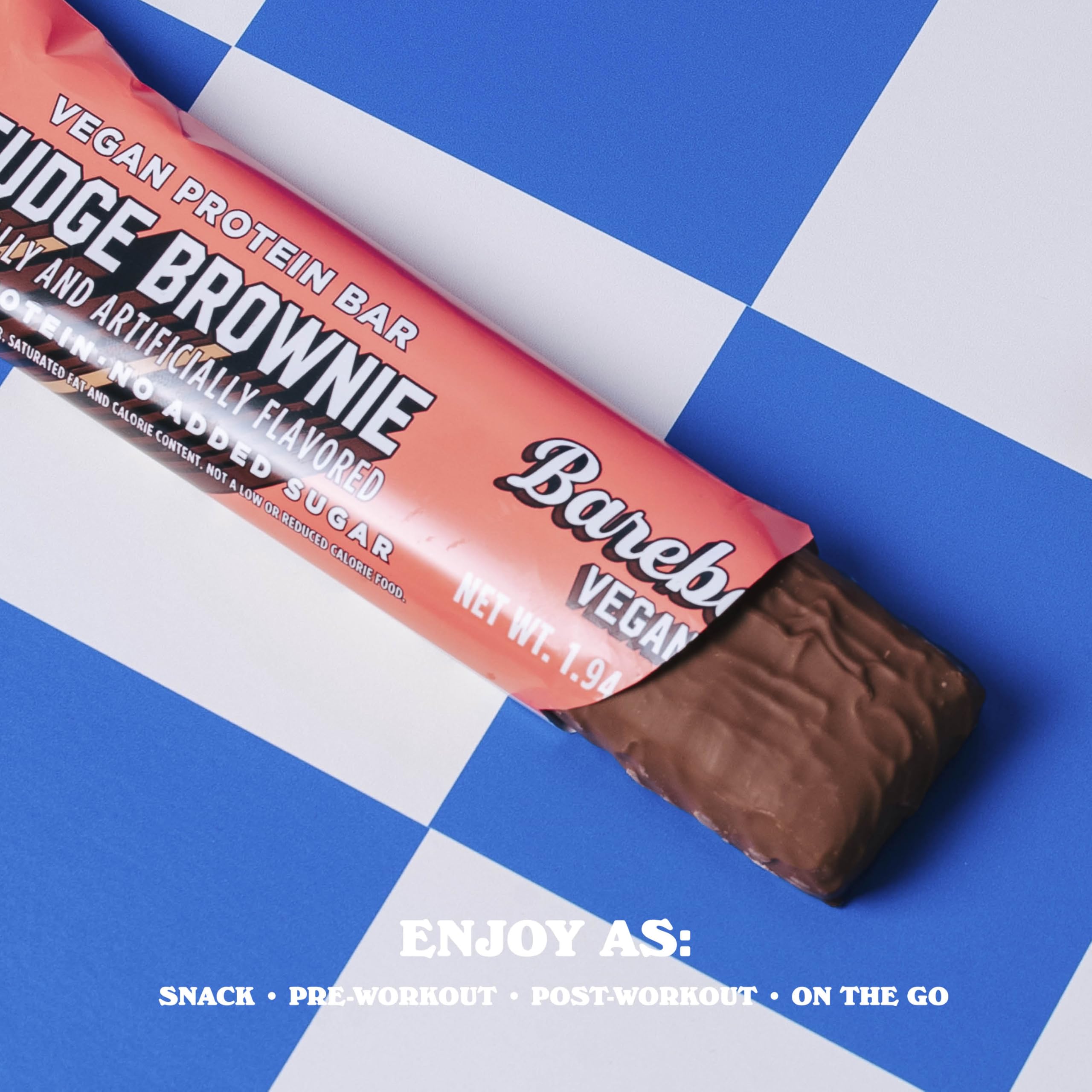 Barebells fudge brownie on-the-go pack, snackable protein option during busy days