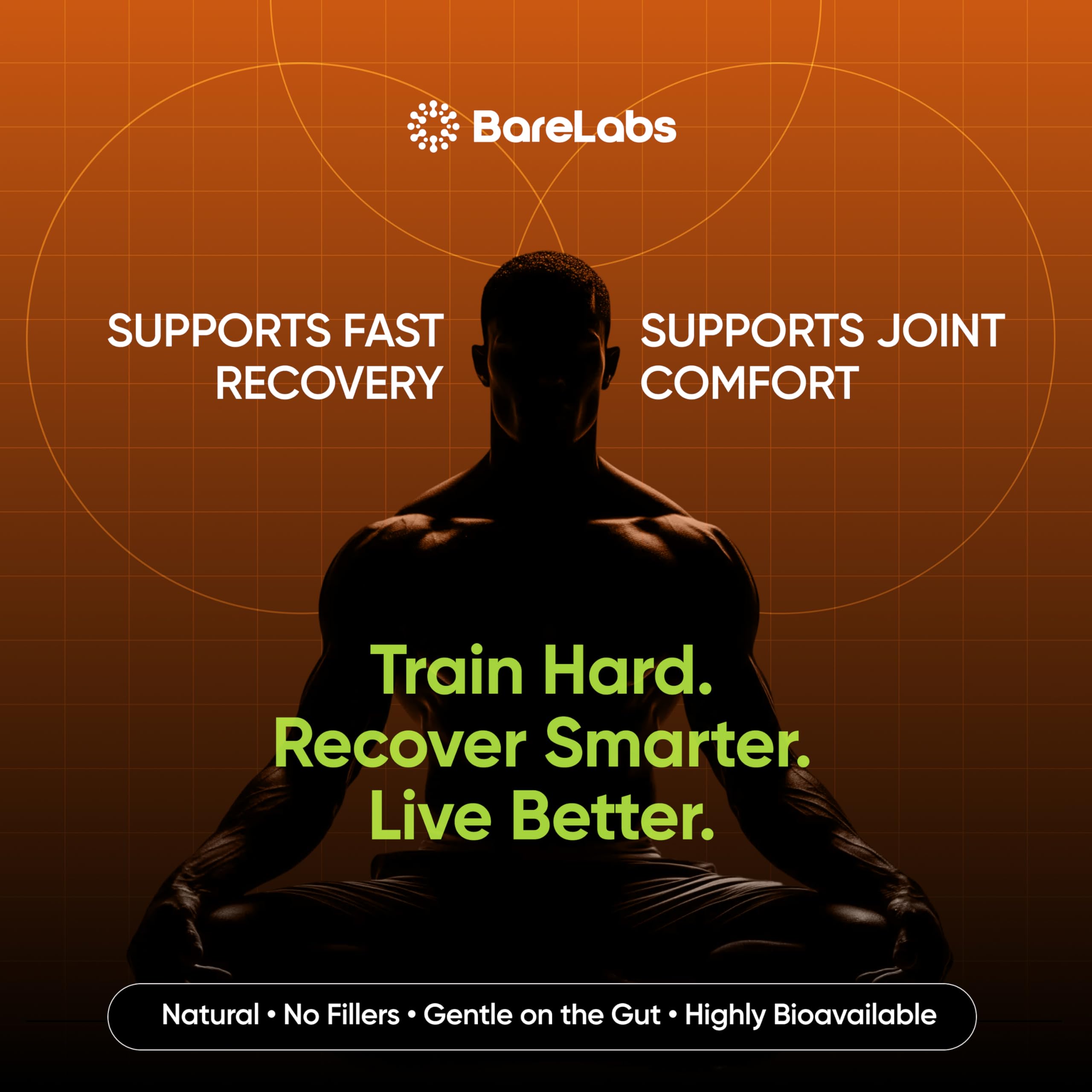 BareLabs Ultra Turmeric dissolving in water bottle to show dispersible formula