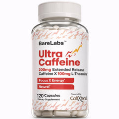 BareLabs extended-release caffeine pills front view for steady daytime energy