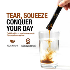 Bargad Shilajit chocolate-honey stick broken to reveal texture and flavor