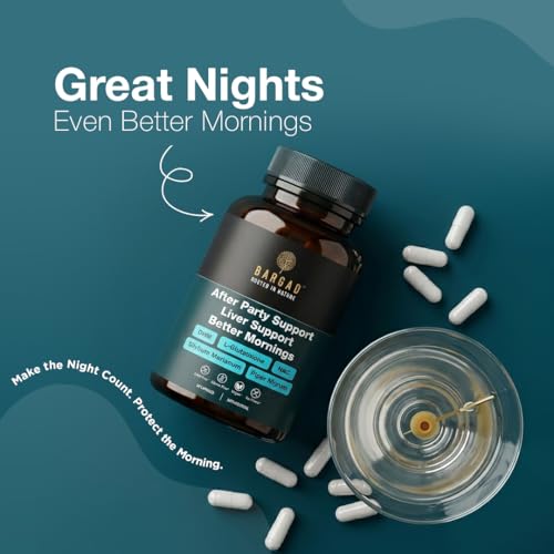 Bargad DHM capsules close-up highlighting easy-to-swallow form for next-day balance