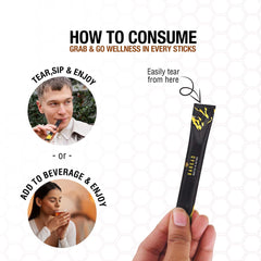 Bargad Shilajit Sticks individually wrapped for portable energy support