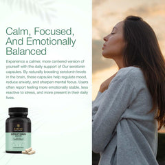 Vegan capsules beside glass of water, easy daily routine with Bargad