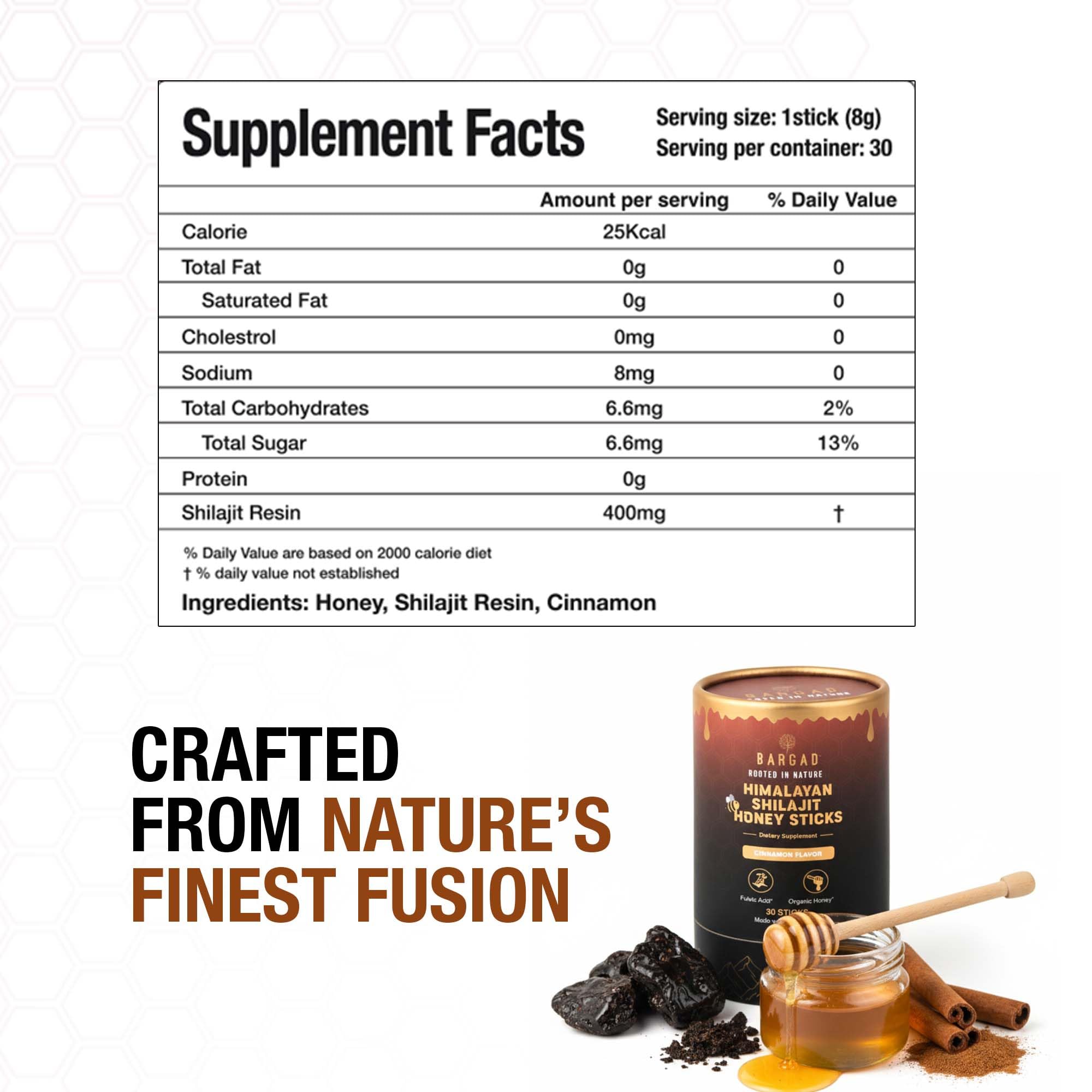 Bargad Shilajit Sticks opened to reveal convenient single-use format