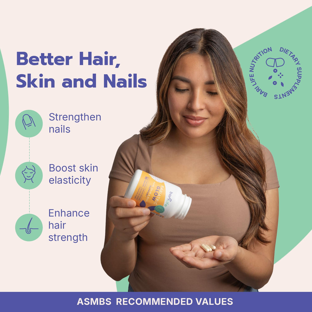 Bari Life vitamin C, zinc and biotin blend emphasizes nourishment for hair.