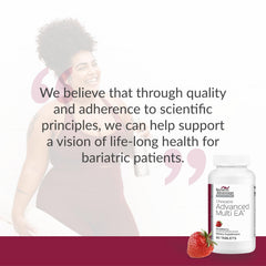 Bariatric Advantage bottle on a breakfast table for a simple morning supplement.