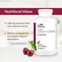 Bariatric Advantage chewable tablets with magnesium glycinate for balanced post-surgery wellness.