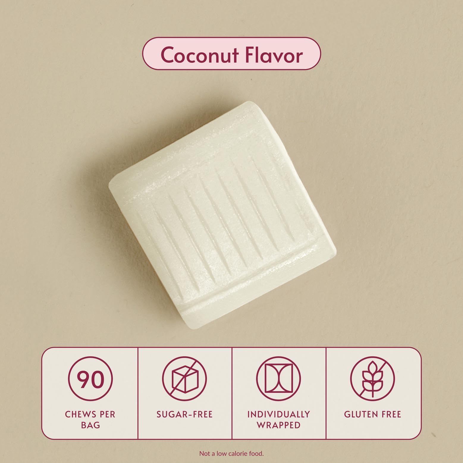 Bariatric Advantage Calcium Citrate Chewy Bites texture close-up, digestible and tasty
