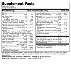 Bariatric Advantage mixed fruit chewables bottle offering convenient daily vitamins.