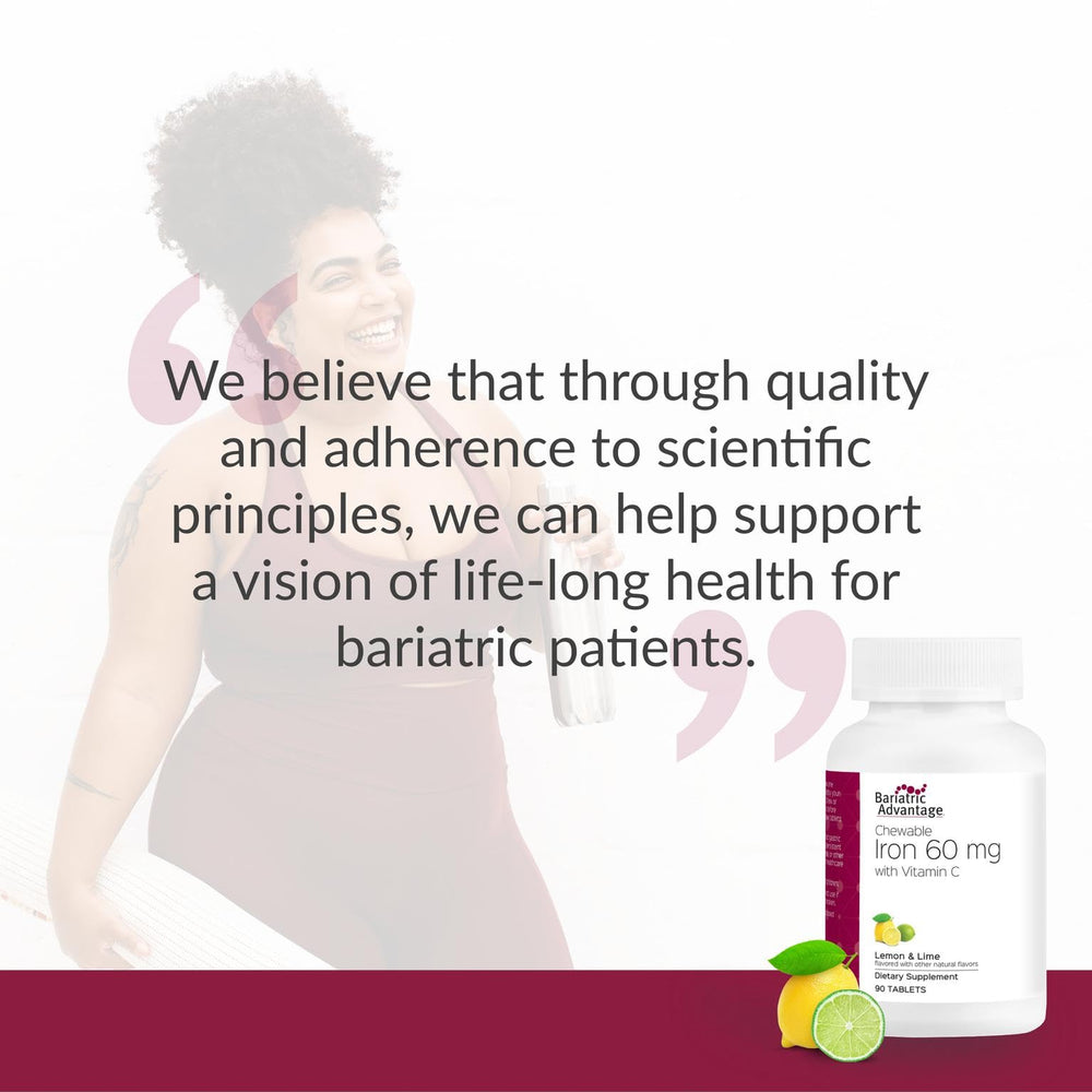 Bariatric Advantage on-the-go daily-use bottle for routine supplementation.