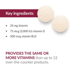 Packaging of Bariatric Advantage Ultra Solo citrus chewables highlighting concise ingredient list