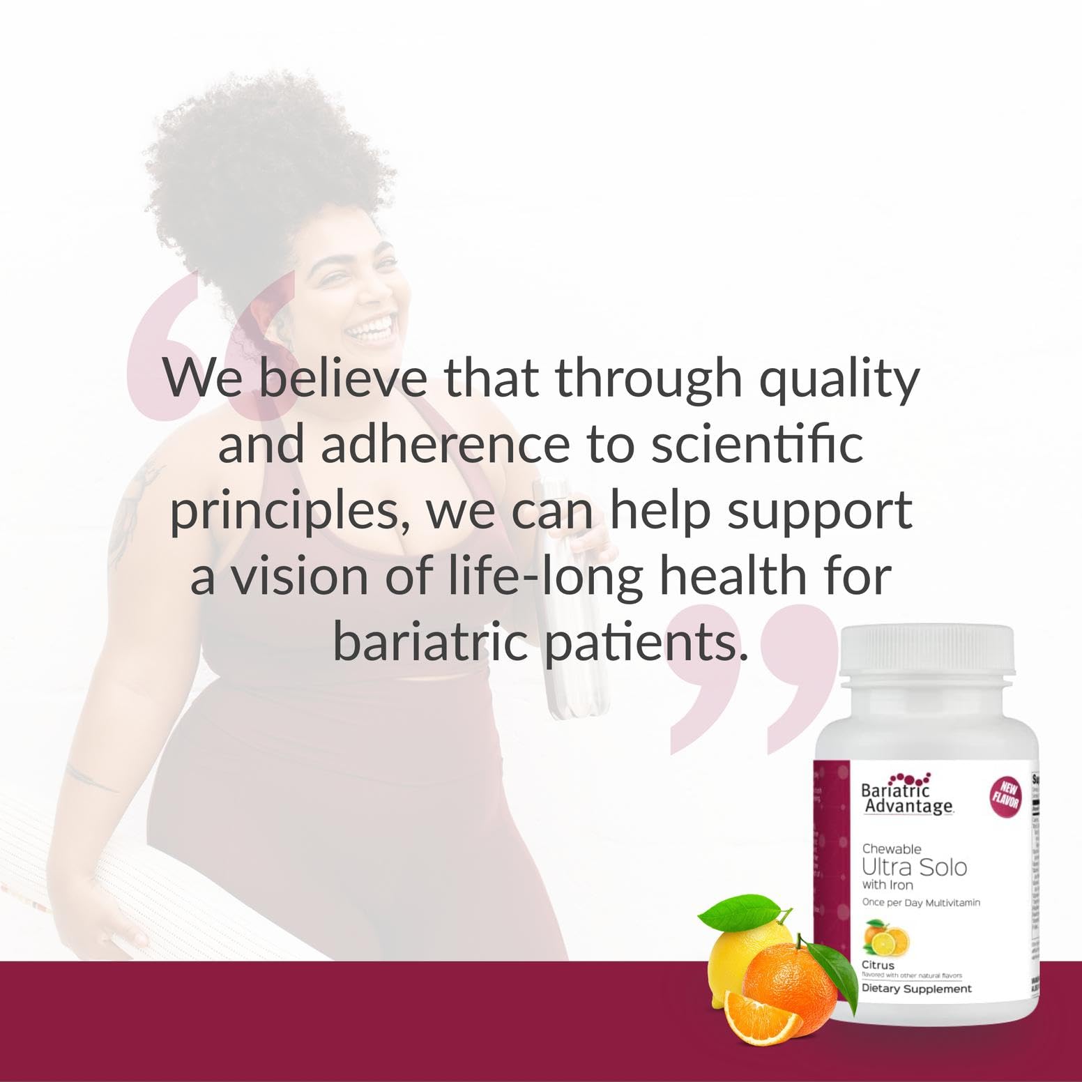 Shelf-ready Bariatric Advantage Ultra Solo with Iron on display.