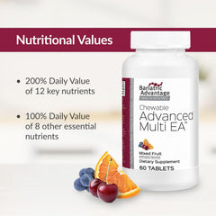 Bariatric Advantage strawberry-flavor chewables for a pleasant daily health routine.