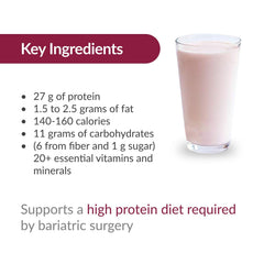 Bariatric Advantage easy-mix strawberry shake ready to drink convenience