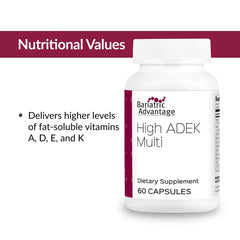 Bariatric Advantage High ADEK Multi travel pack for on-the-go nutrition